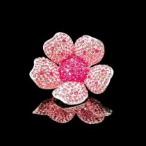 Swarovski Crystal Figurine, Mother's Pink Blossom
