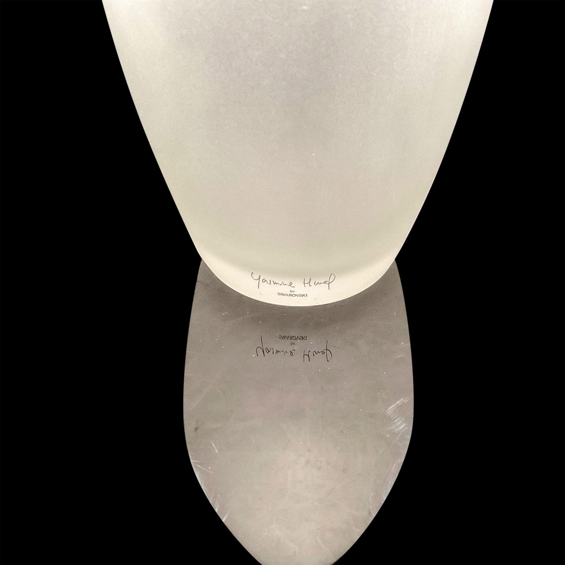 Swarovski Crystal Vase, Leaves - Image 3 of 4