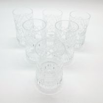 6pc Galway Irish Crystal Glassware