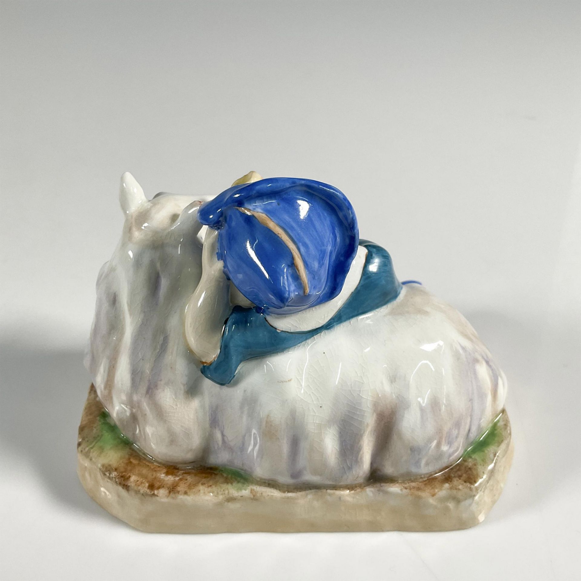 Royal Worcester Figurine, Little Boy Blue - Image 2 of 3