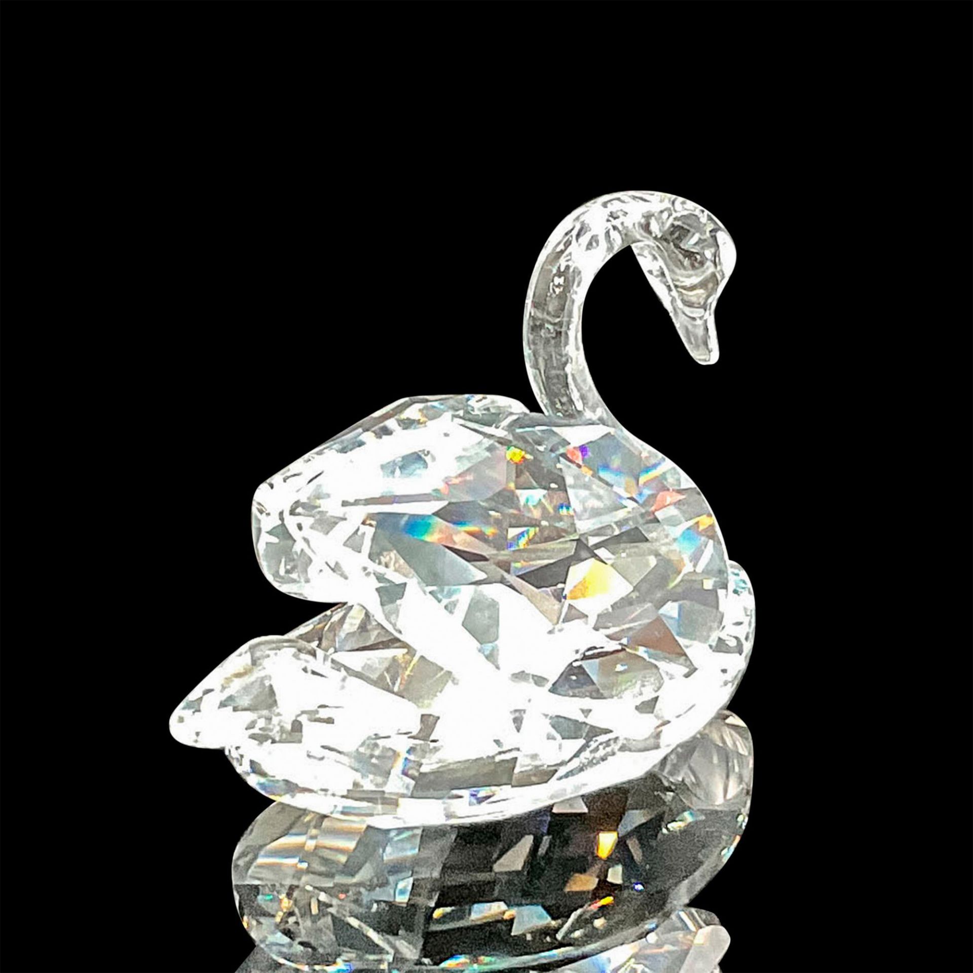 Swarovski Silver Crystal Figurine, Medium Swan - Bild 2 aus 4