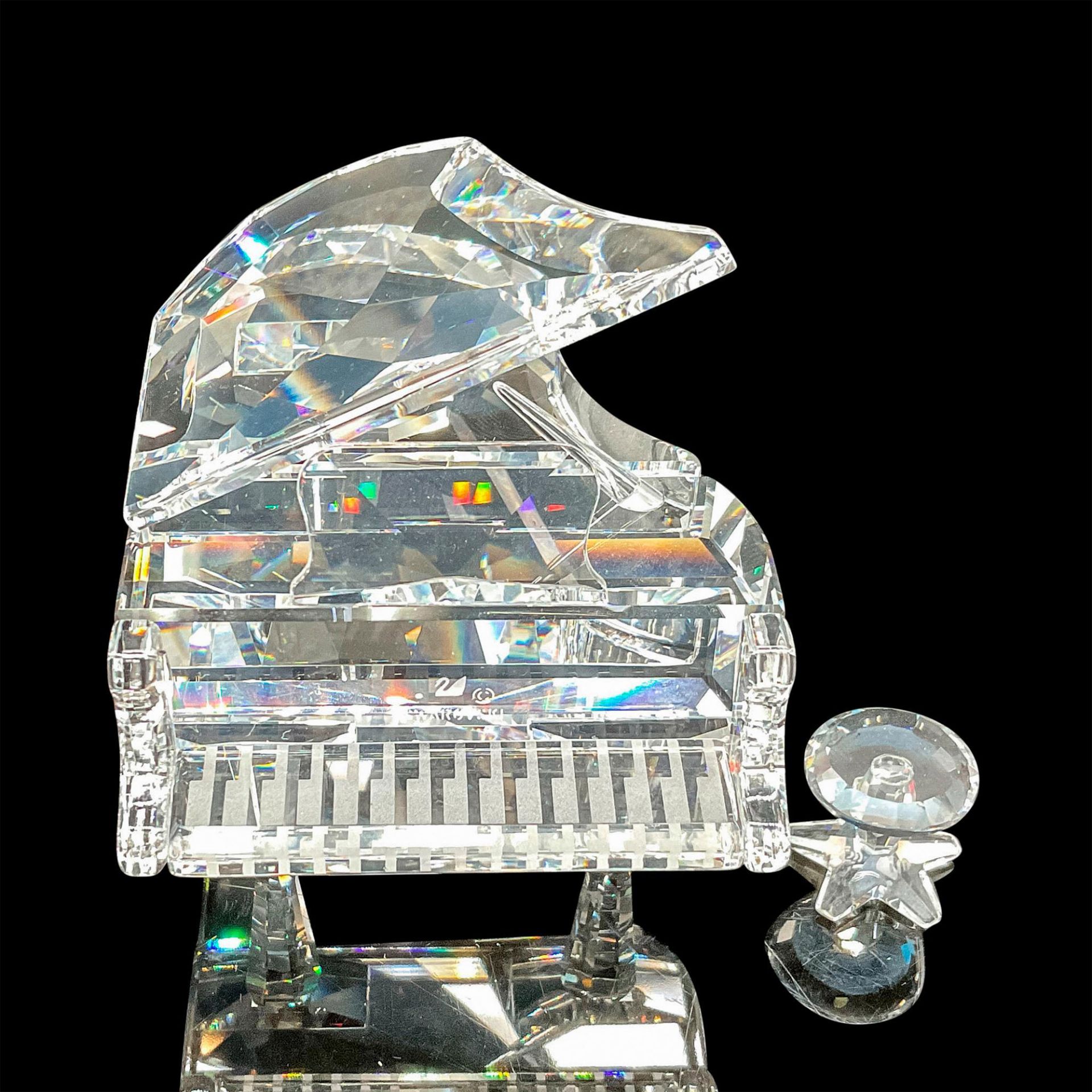 Swarovski Crystal Figurine, Grand Piano with Stool - Image 3 of 4