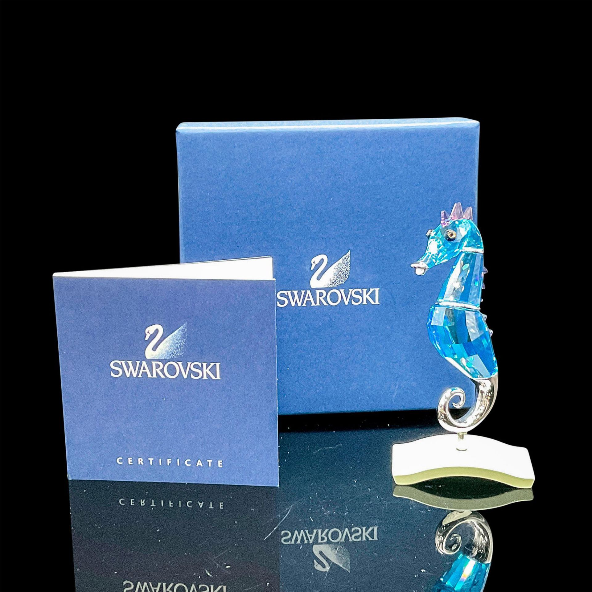 Swarovski Crystal Figurine, Aquamarine Chipili - Image 4 of 4