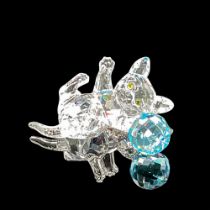 Swarovski Crystal Figurine, Kitten Lying