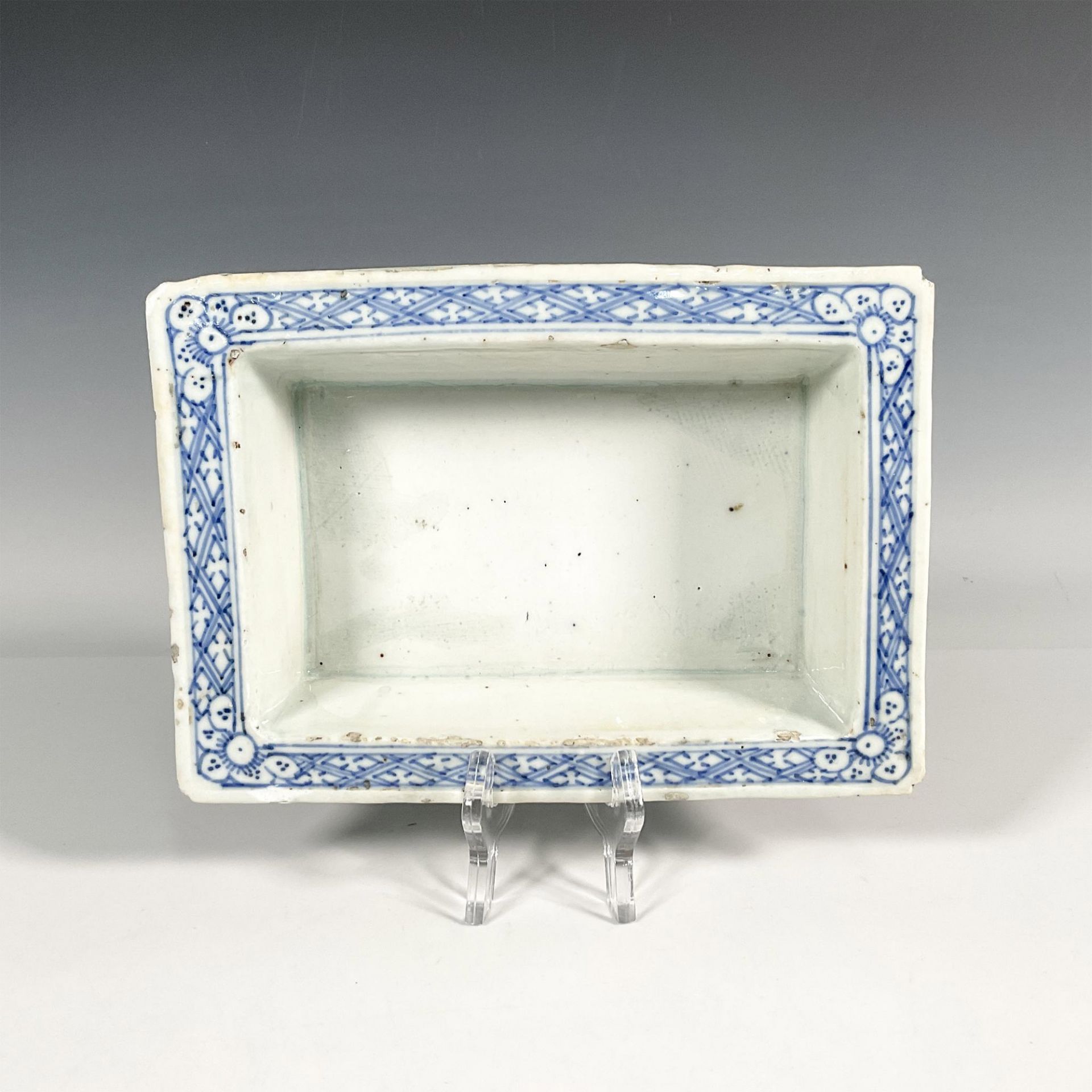 Antique Chinese Blue and White Jardiniere - Bild 3 aus 4