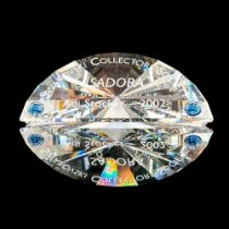 Swarovski SCS Crystal Title Plaque, Isadora