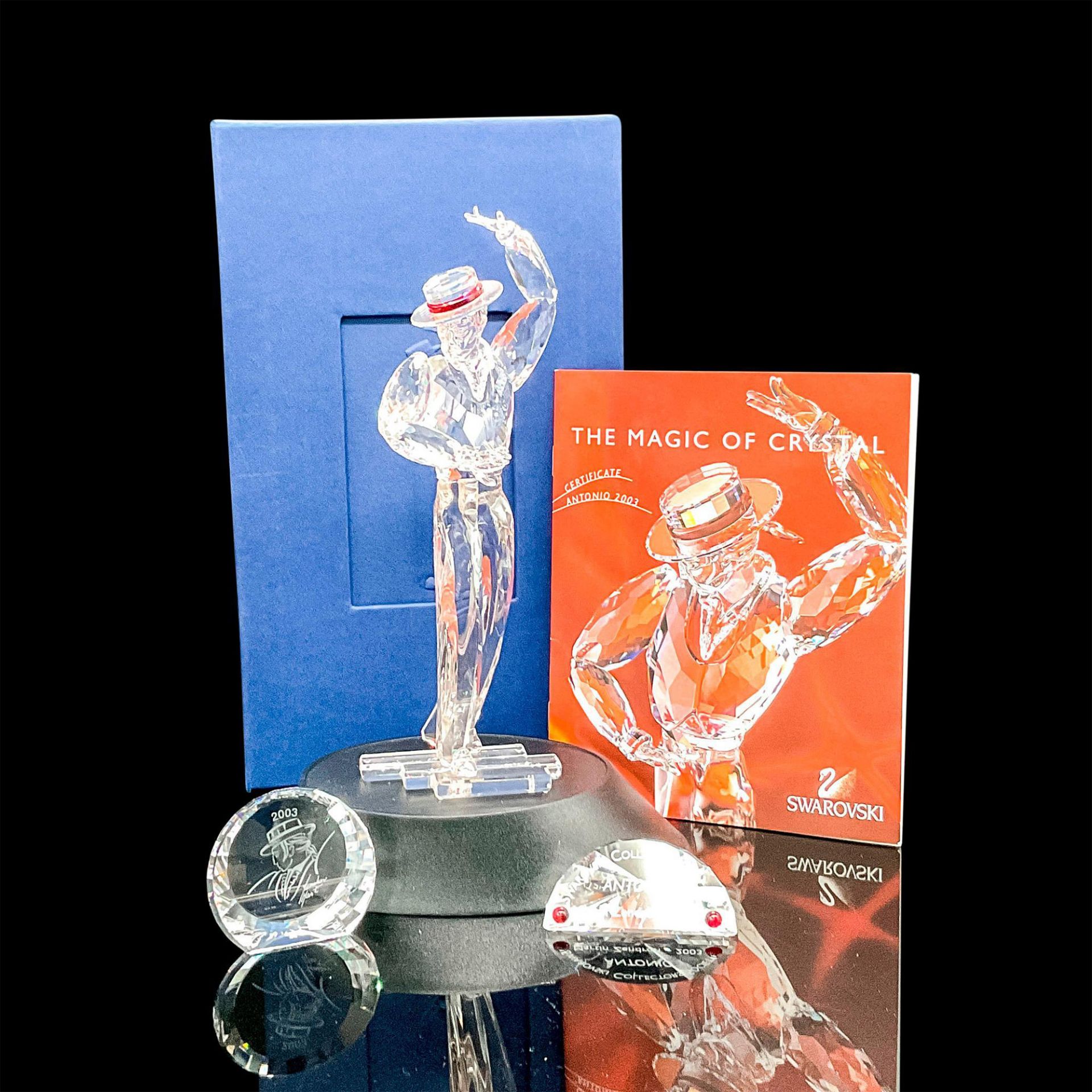 Swarovski Crystal Figurine, Plaque & Paperweight, Antonio - Image 4 of 4
