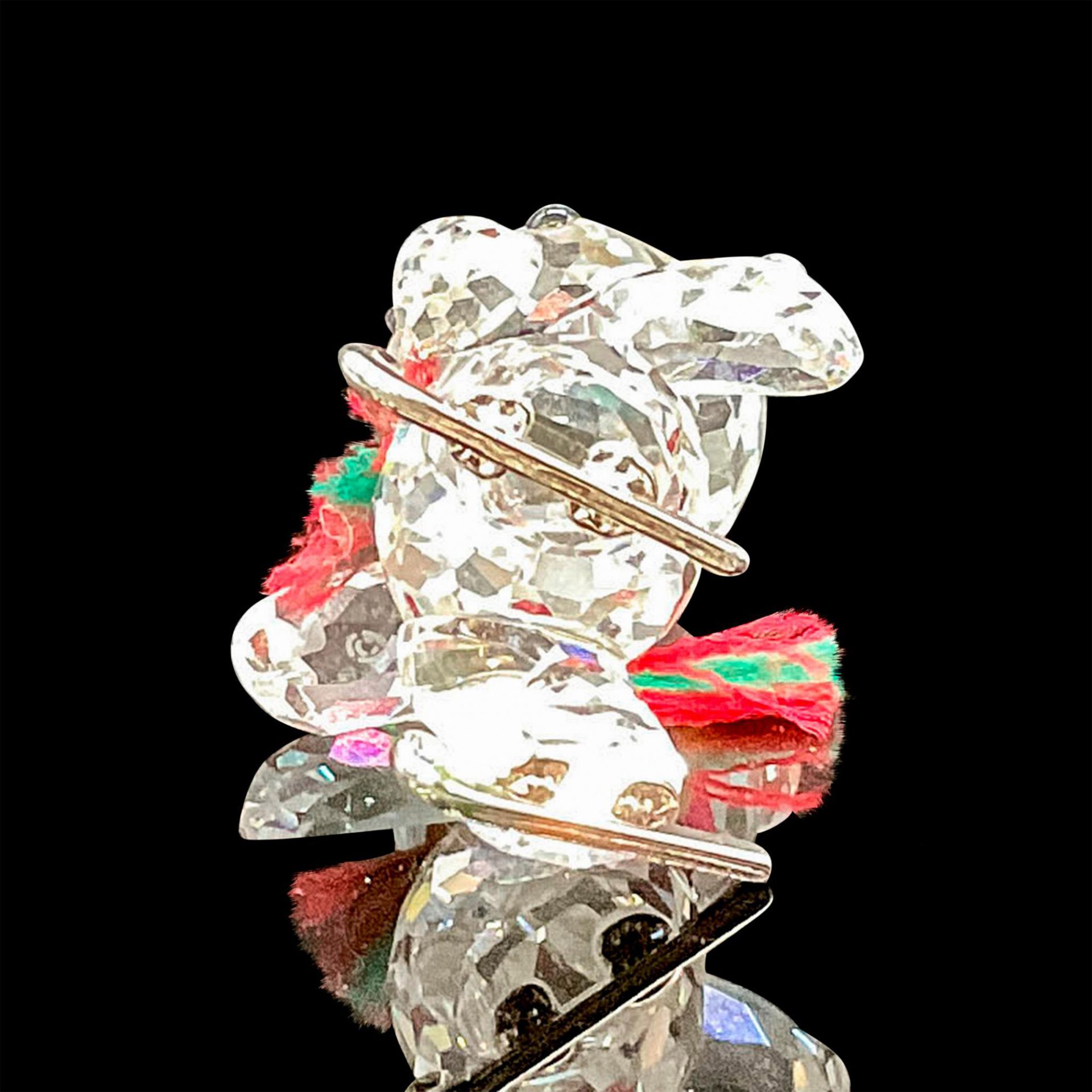 Swarovski Silver Crystal Figurine, Bear Skating - Bild 4 aus 5