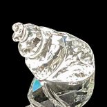 Swarovski Silver Crystal Figurine, Conch
