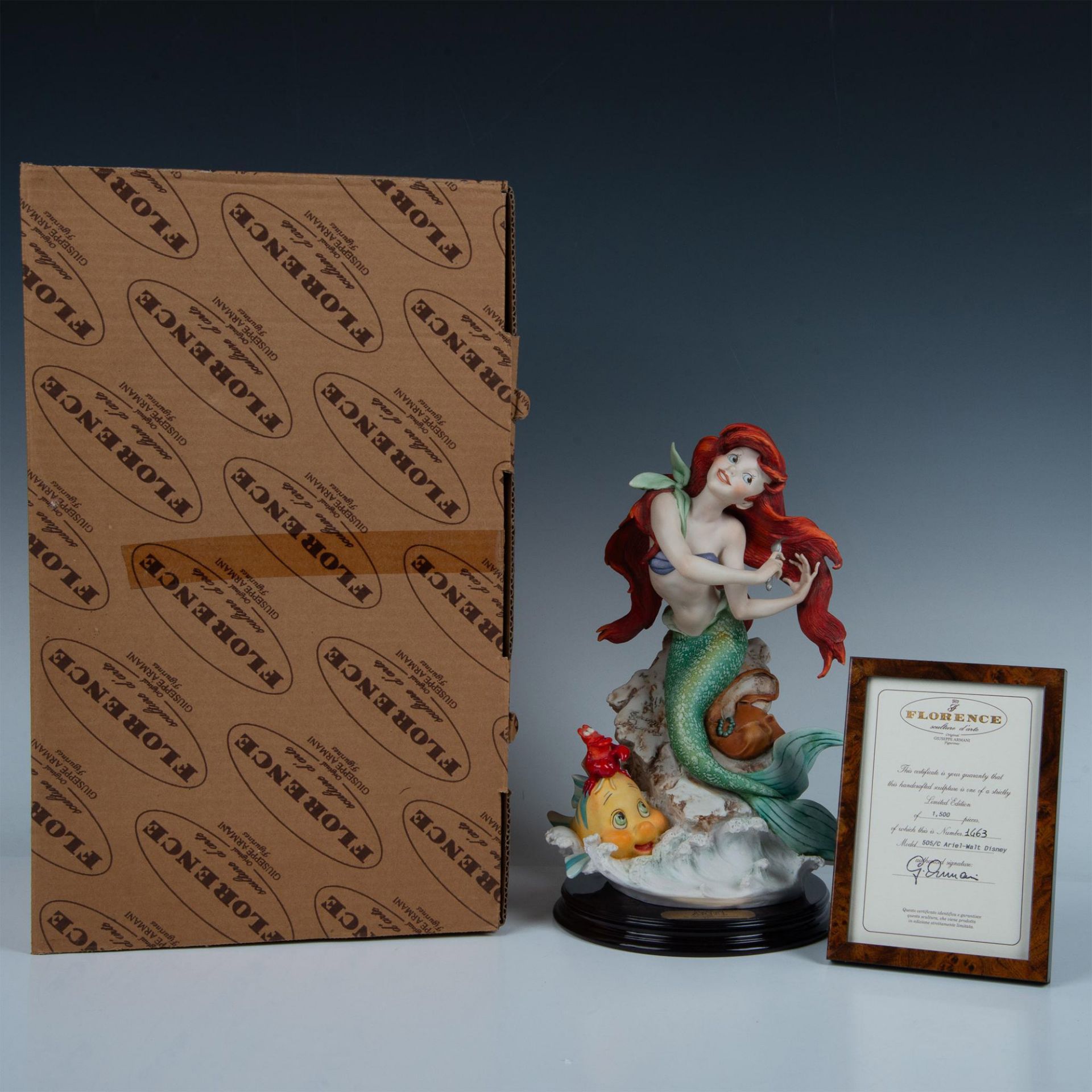 Florence by Giuseppe Armani for Disney Figurine, Ariel 505C - Bild 2 aus 12