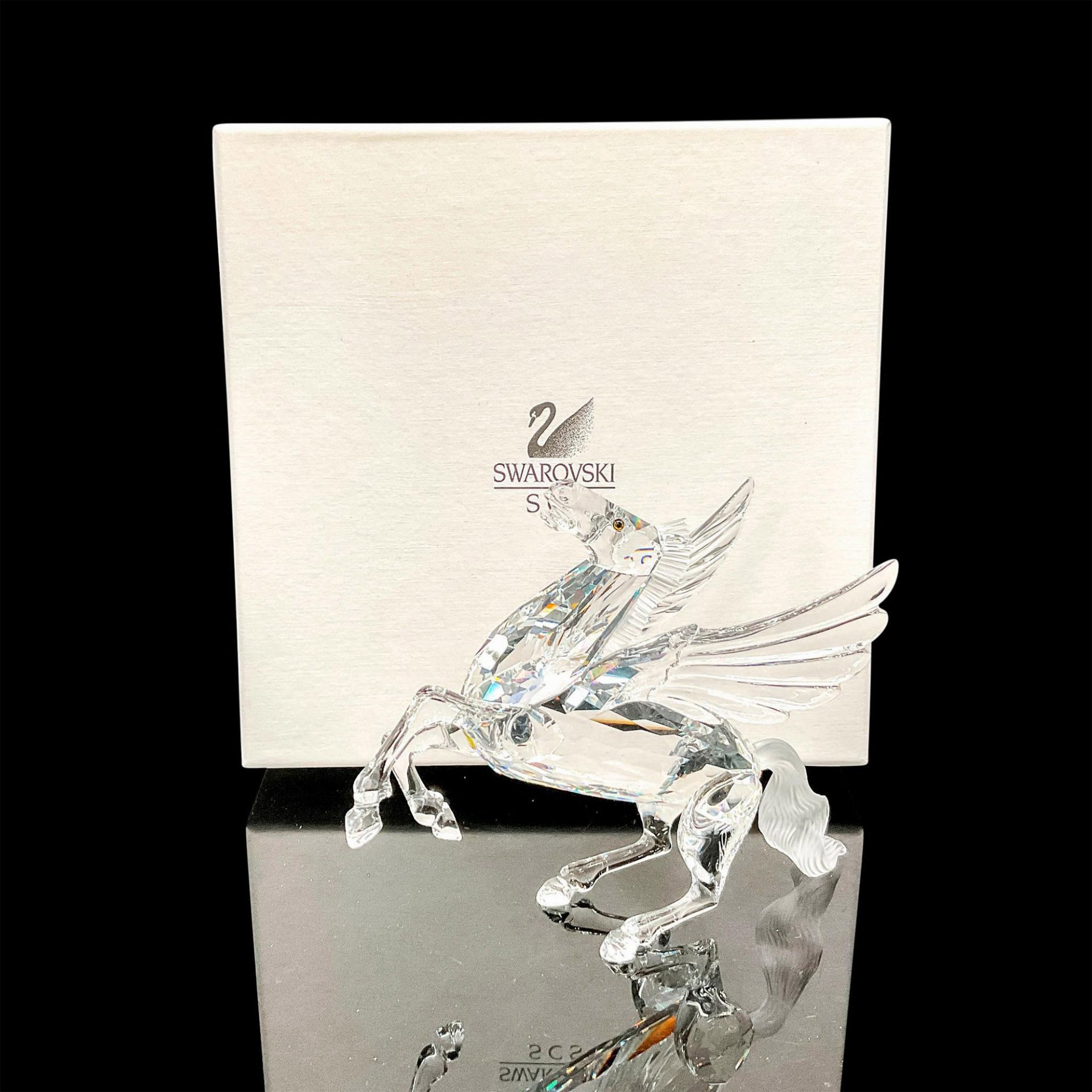 Swarovski Crystal Figurine, Signed 1998 The Pegasus - Image 5 of 5