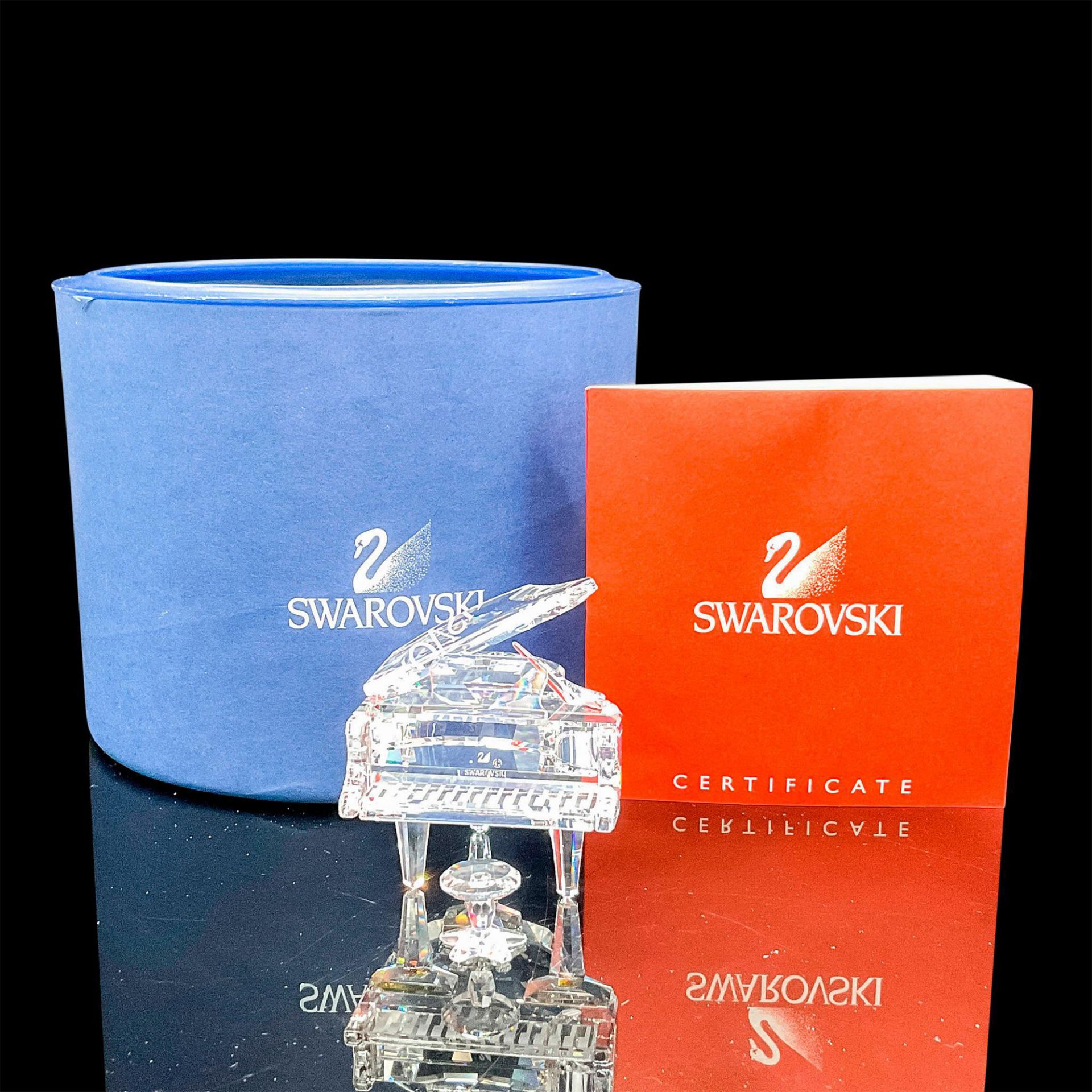 Swarovski Crystal Figurine, Grand Piano with Stool - Image 4 of 4