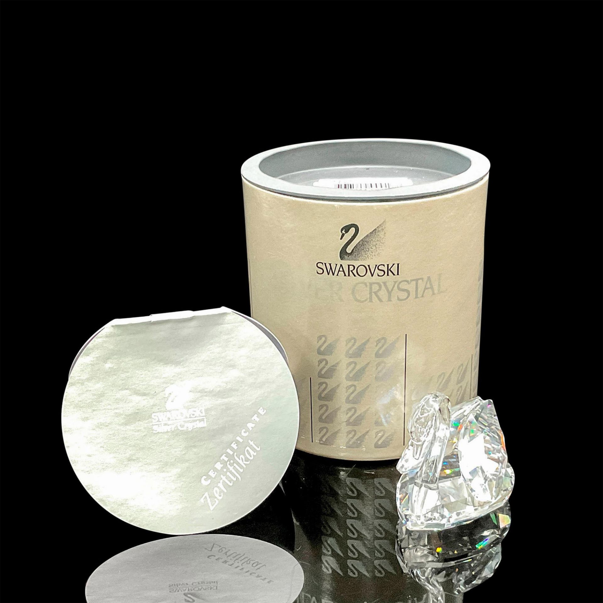 Swarovski Silver Crystal Figurine, Medium Swan - Bild 4 aus 4