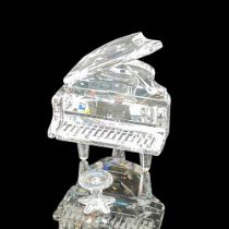 Swarovski Crystal Figurine, Grand Piano with Stool