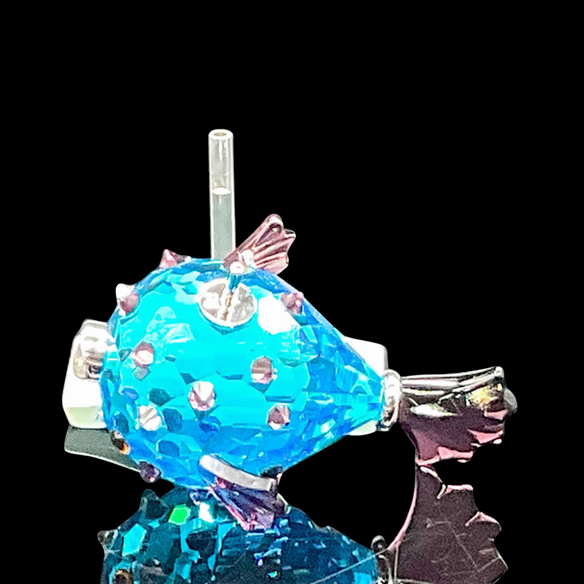 Swarovski Crystal Figurine, Cleona Tropical Capri Blue Fish - Bild 3 aus 4