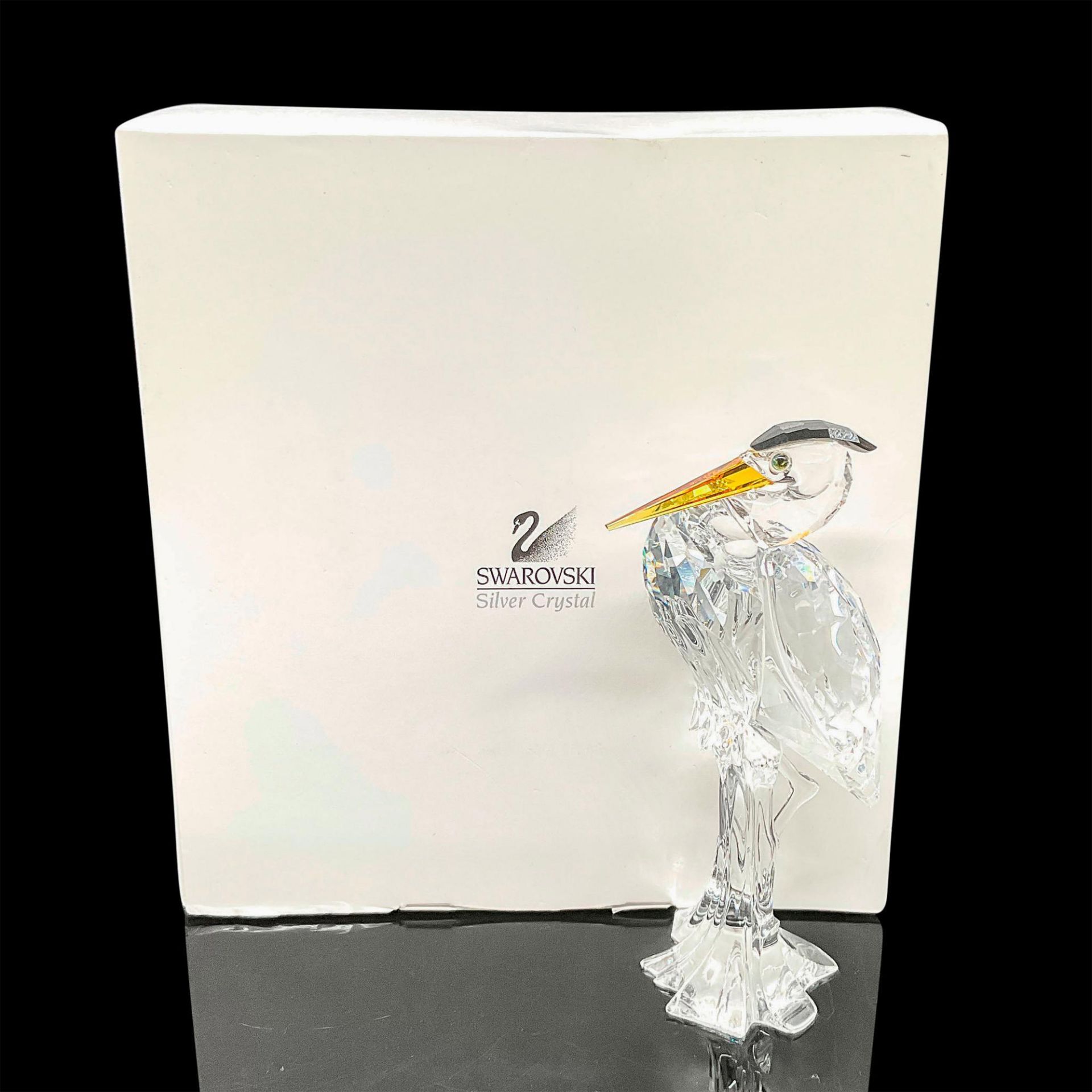 Swarovski Silver Crystal Figurine, Heron - Image 2 of 4