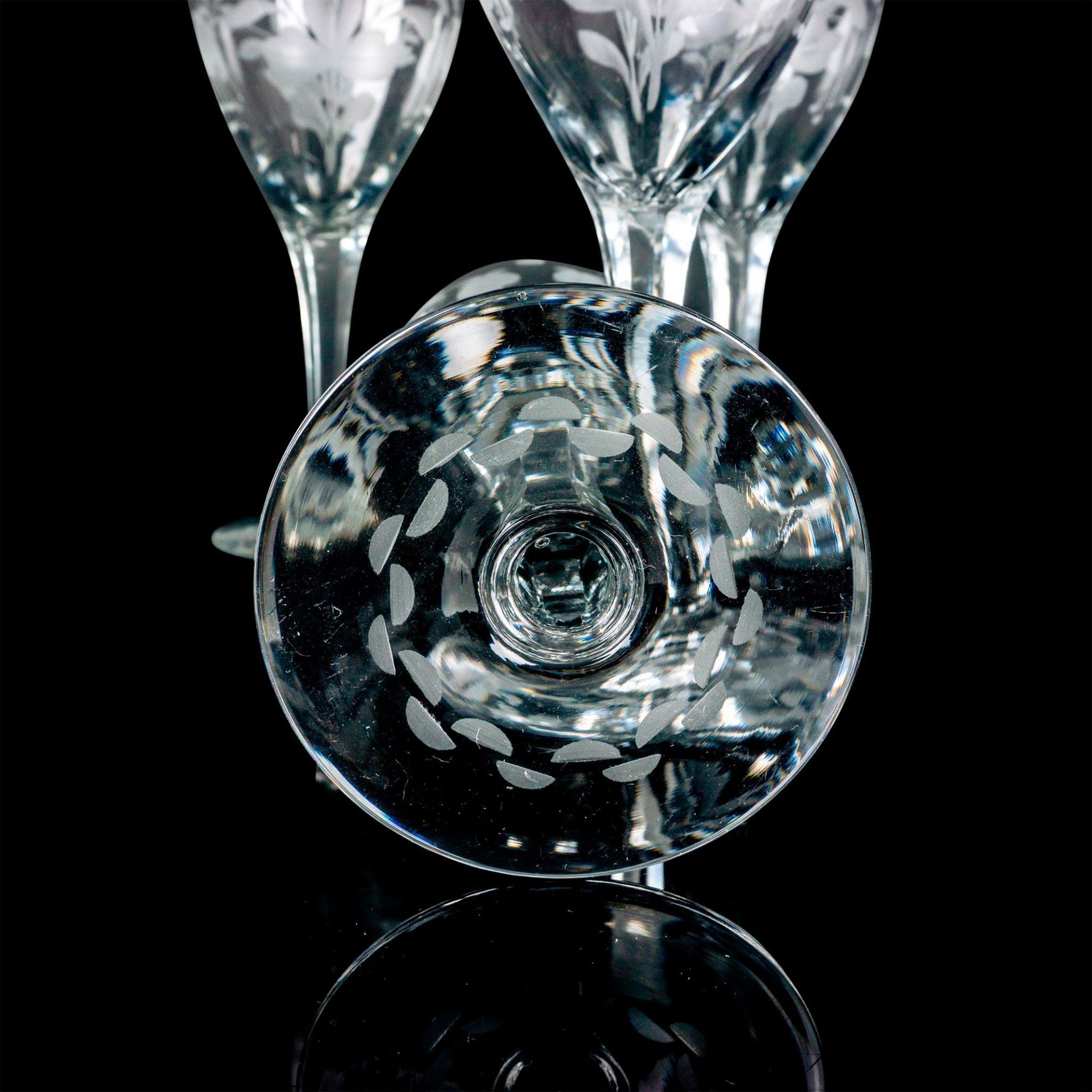6pc Decorative Glass Wine Glassware - Bild 8 aus 8