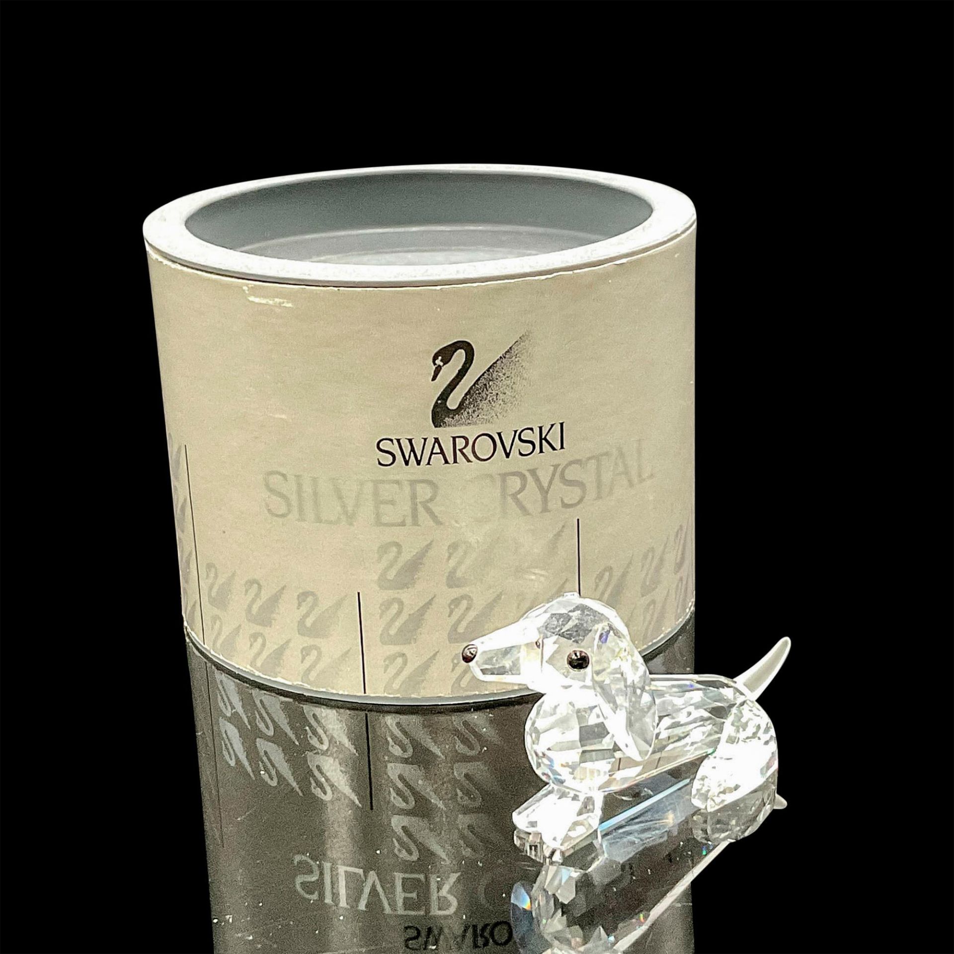 Swarovski Silver Crystal Figurine, Dachshund - Image 4 of 4