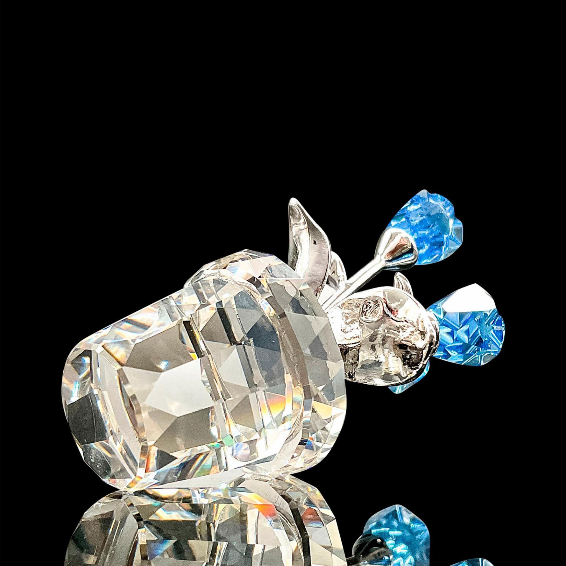 Swarovski Silver Crystal Figurine, Forget-Me-Not - Image 4 of 4