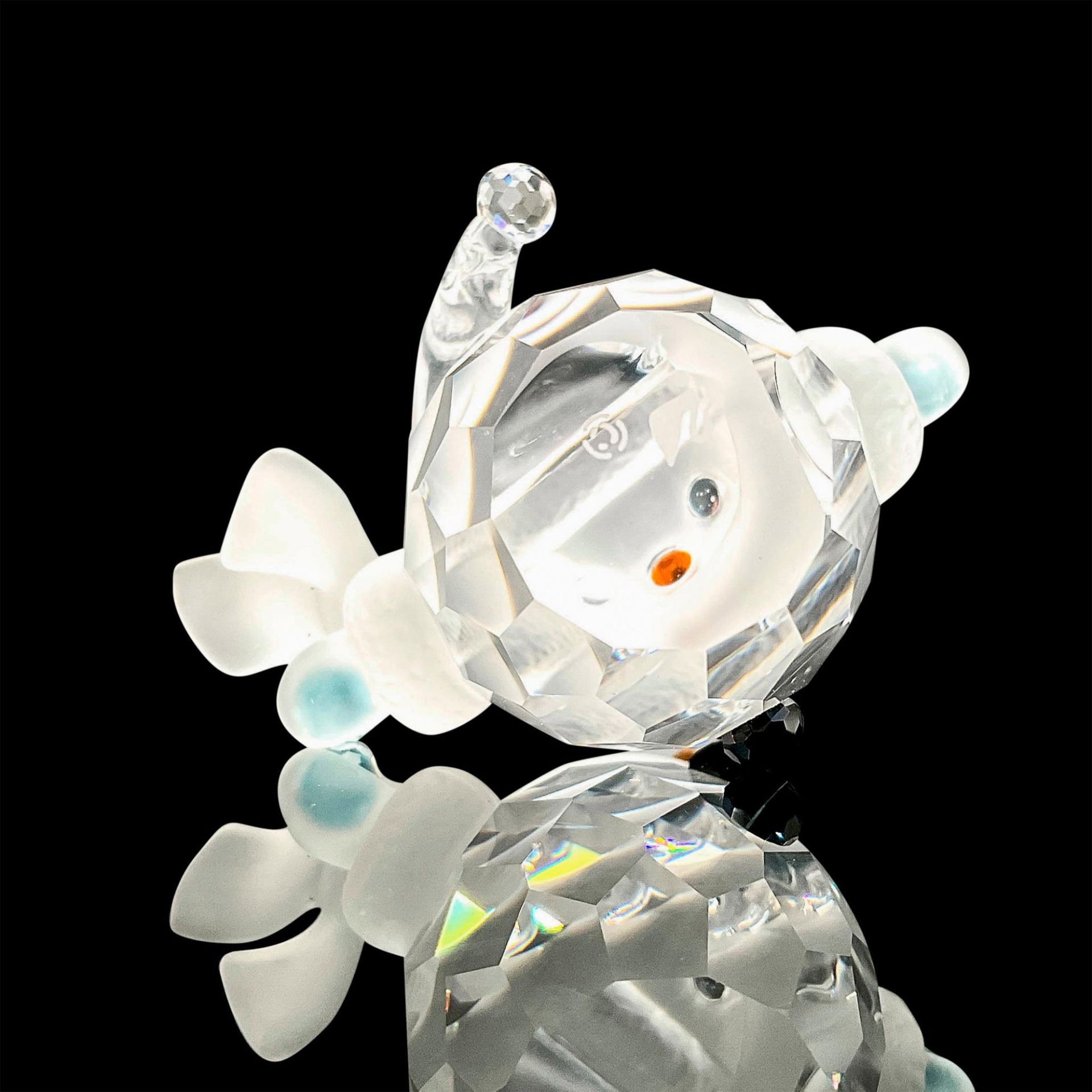 Swarovski Silver Crystal Miniature Figurine, Little Snowman - Image 4 of 4