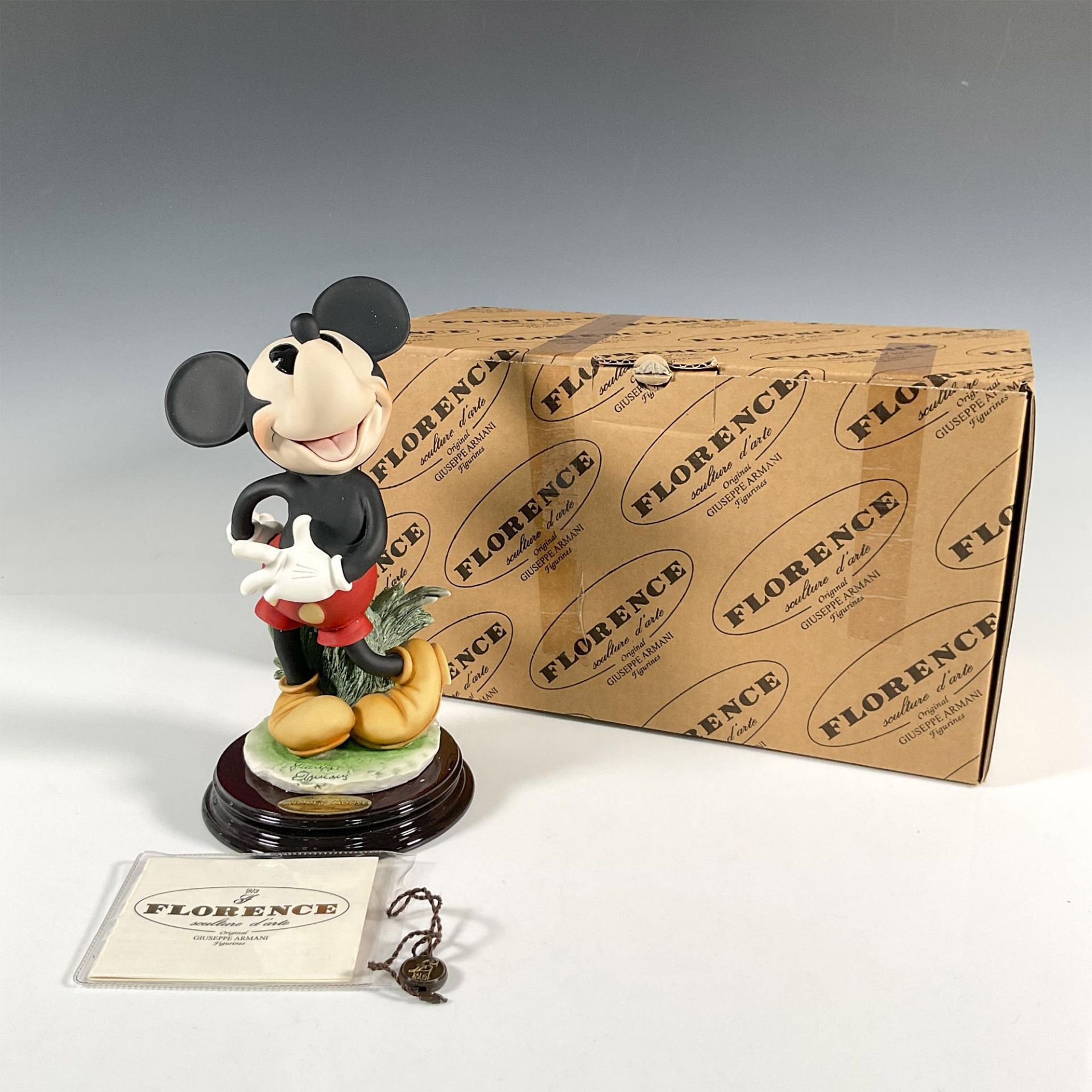 Florence Giuseppe Armani Disney Figurine, Mickey Mouse - Image 3 of 3