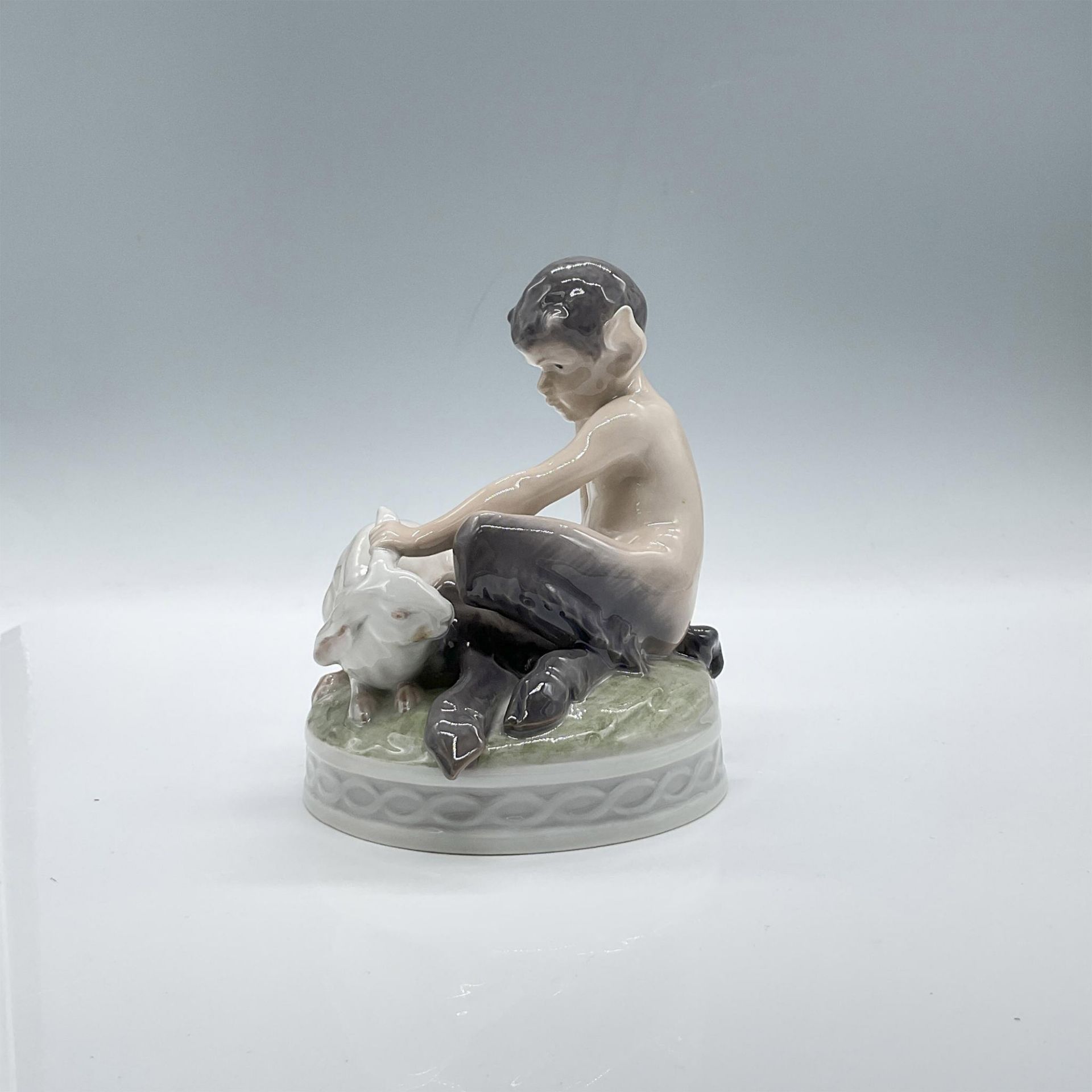 Royal Copenhagen Figurine, Faun and Rabbit, 439 - Image 3 of 4