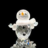Swarovski Silver Crystal Miniature Figurine, Little Snowman