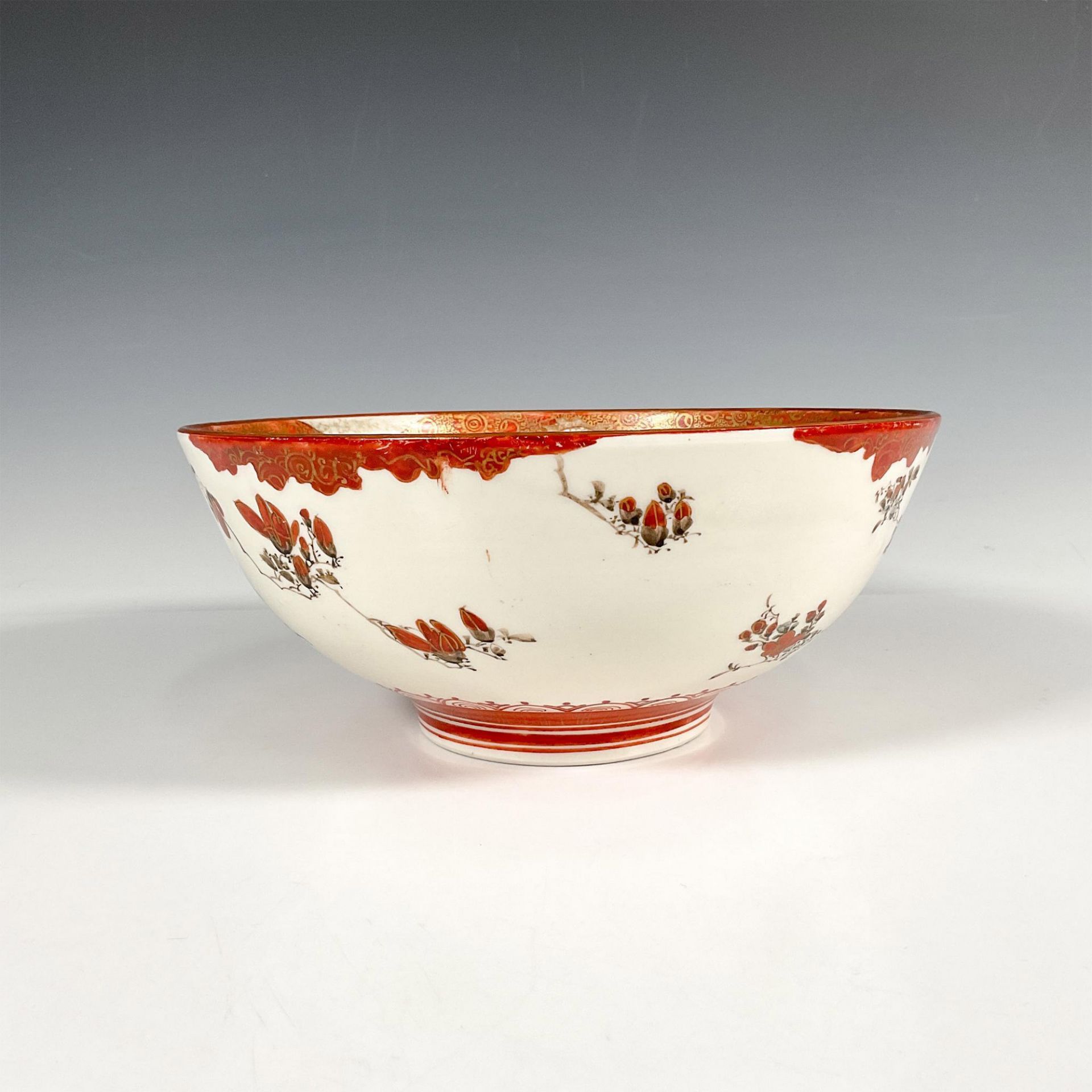 Japanese Porcelain Kutani Marked Bowl - Bild 4 aus 5