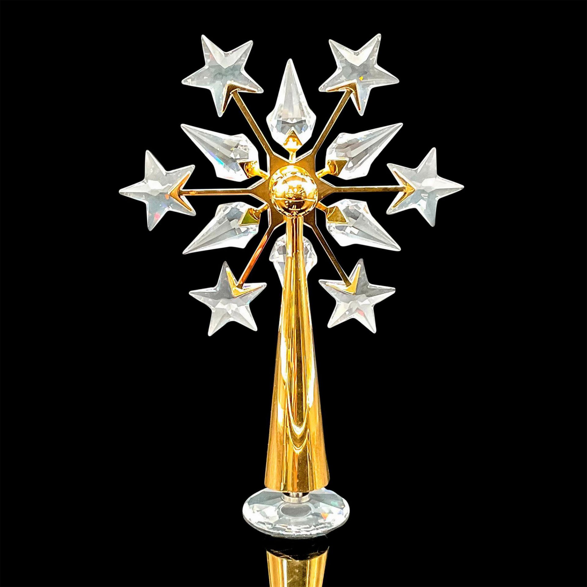 Swarovski Crystal Gold Plated Tree Topper - Bild 2 aus 3