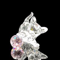 Swarovski Crystal Figurine, Kitten Standing