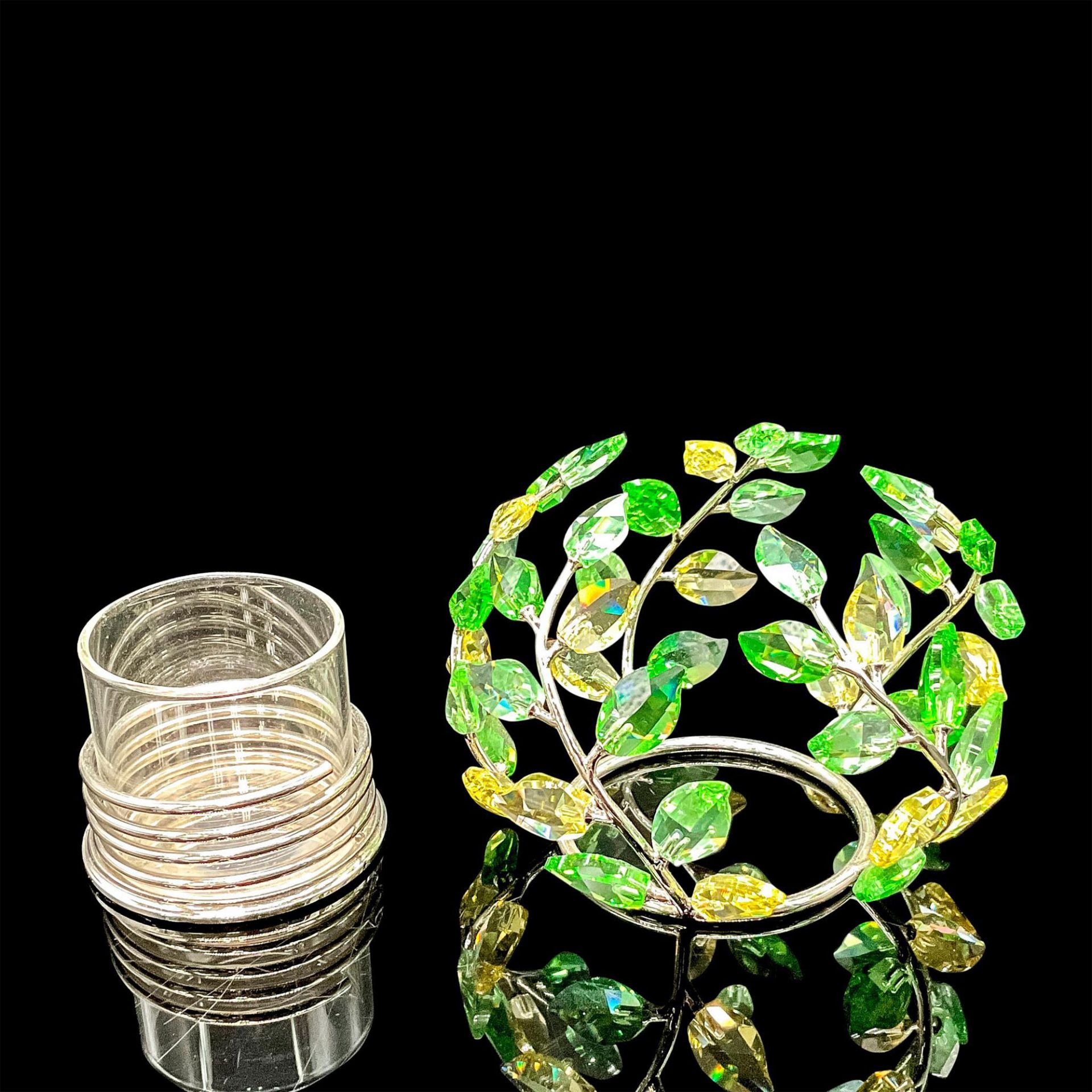 Swarovski Crystal Leaves Tea Light - Bild 2 aus 4