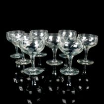 8pc Cocktail Coupe Glass Glassware