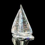 Swarovski Crystal Figurine, Sail Boat