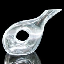 Contemporary Made in Poland Glass Wine Decanter