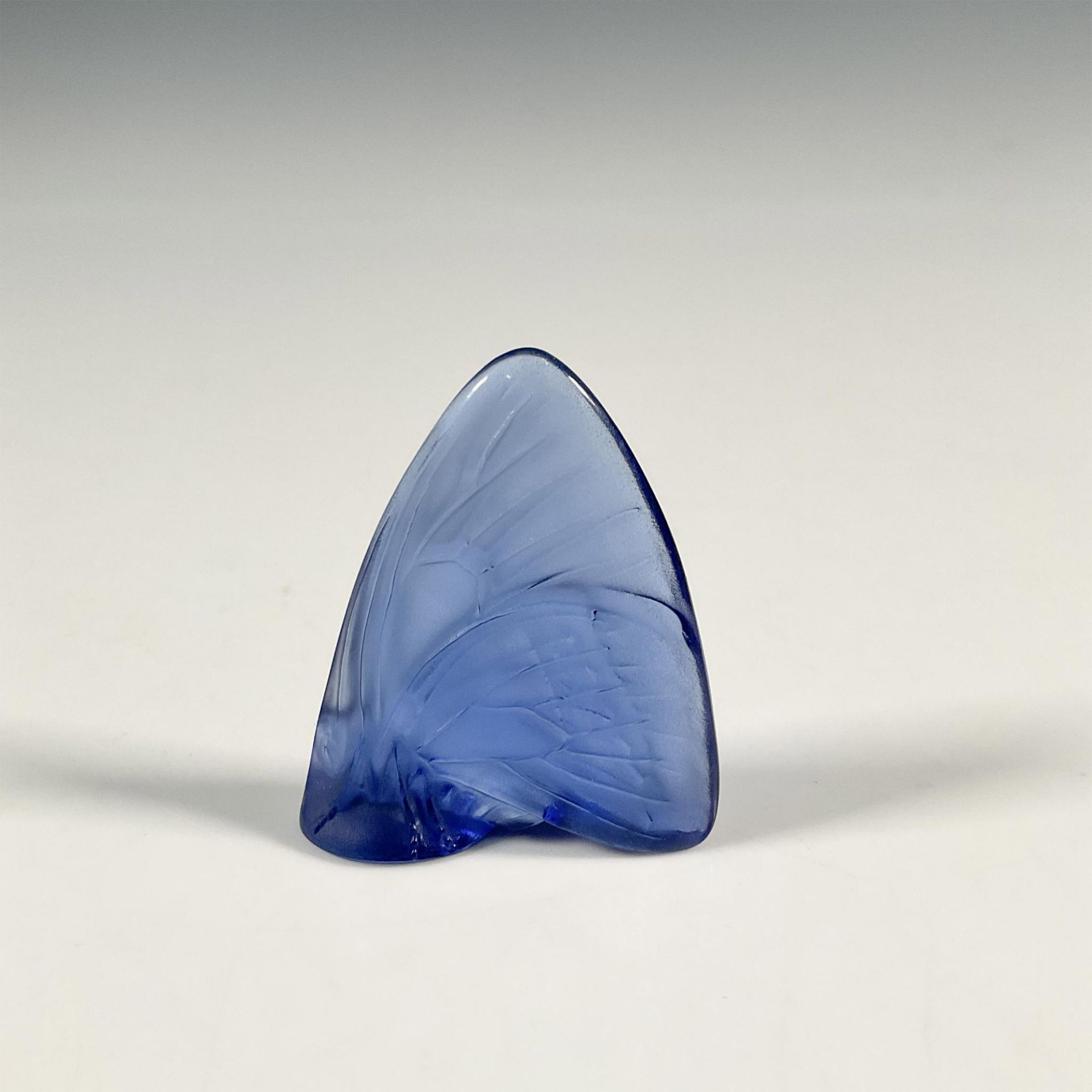 Lalique Crystal Figurine, Blue Butterfly - Bild 2 aus 10
