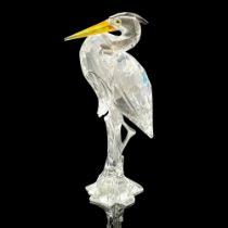 Swarovski Silver Crystal Figurine, Heron