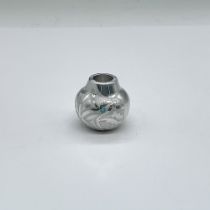 Ortiz Stainless Steel and Turquoise Candleholder