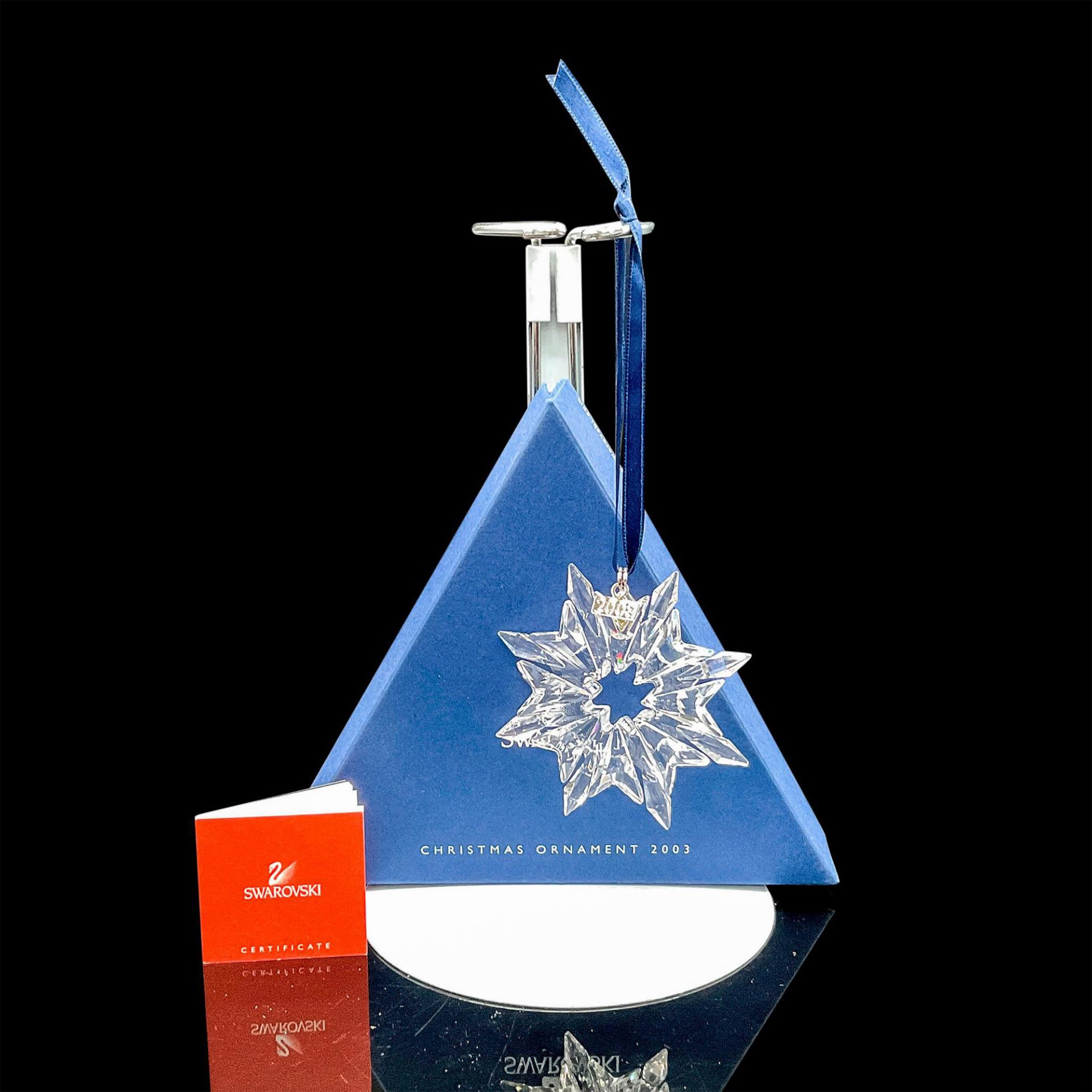 Swarovski Crystal Holiday Ornament, 2003 Snowflake - Image 3 of 3