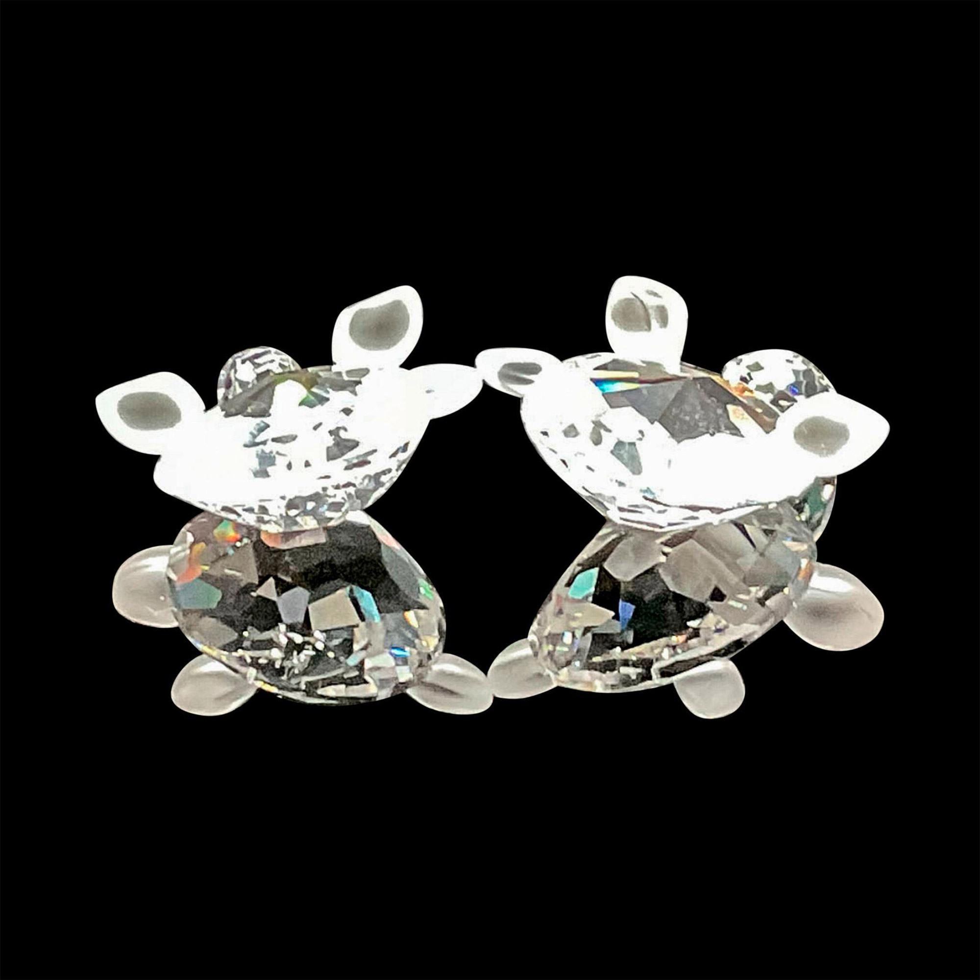 Swarovski Crystal Figurines, Baby Tortoises - Image 3 of 4