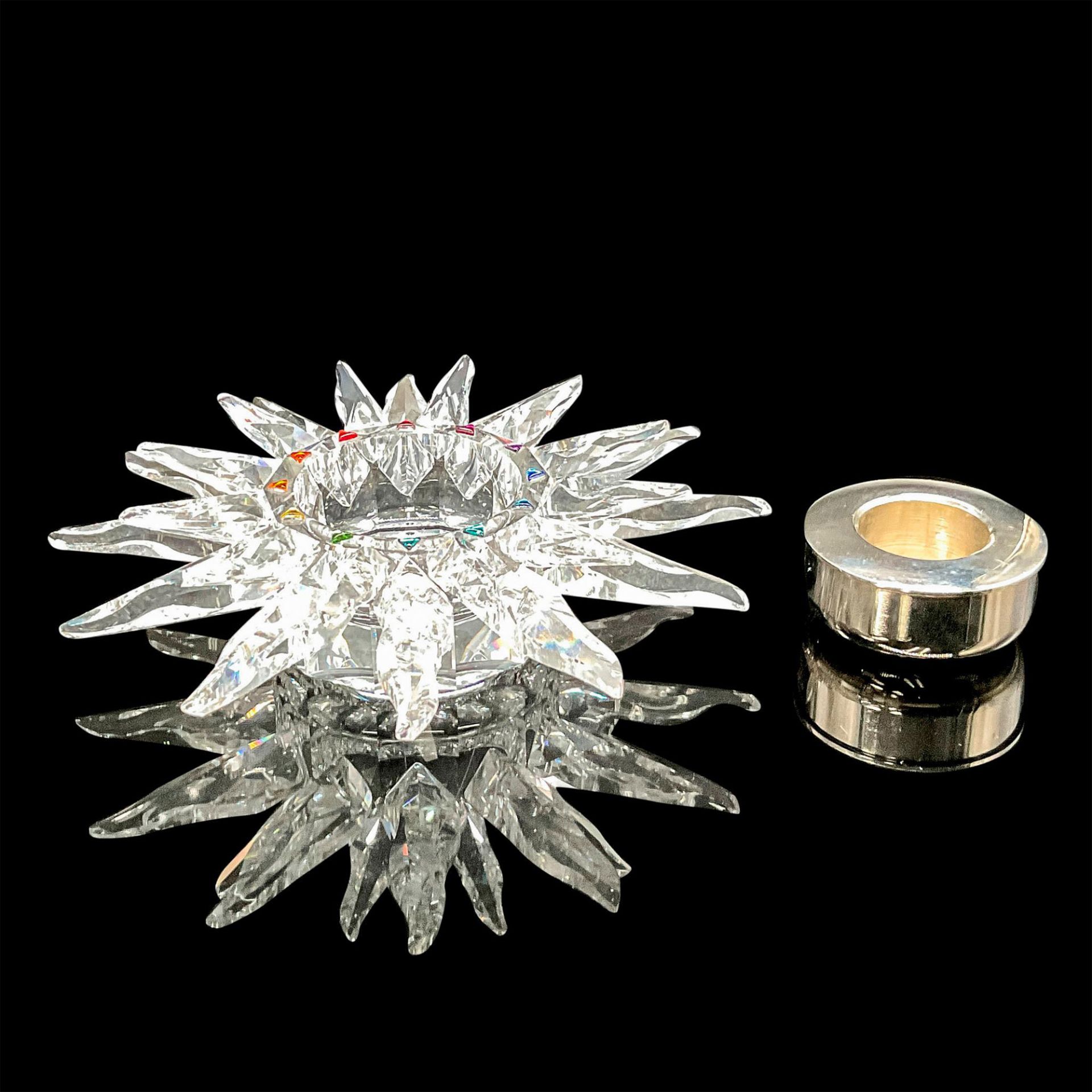 Swarovski Crystal Candleholder, Solaris
