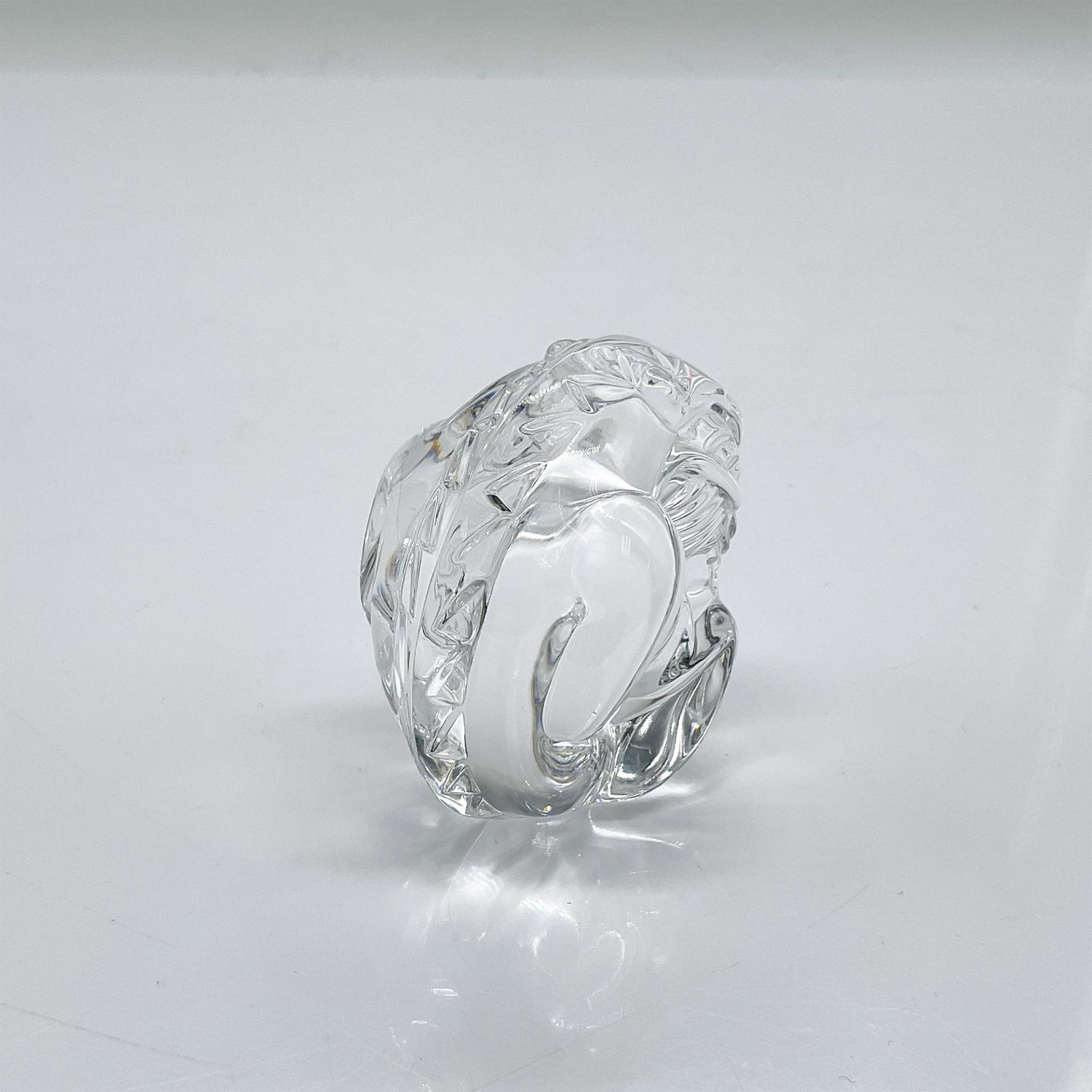 Steuben Glass Ouroboros Dragon Hand Cooler, Paperweight - Image 2 of 3