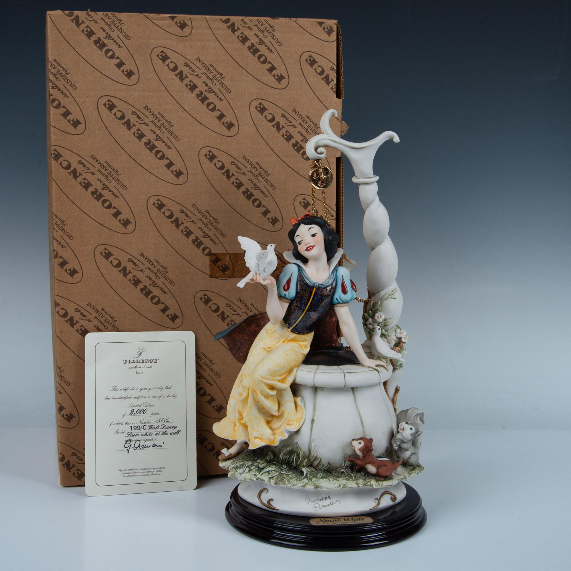 Florence by Giuseppe Armani for Disney Figurine, Snow White - Image 2 of 13
