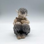 Royal Copenhagen Figurine, Faun with a Pan Flute 1736