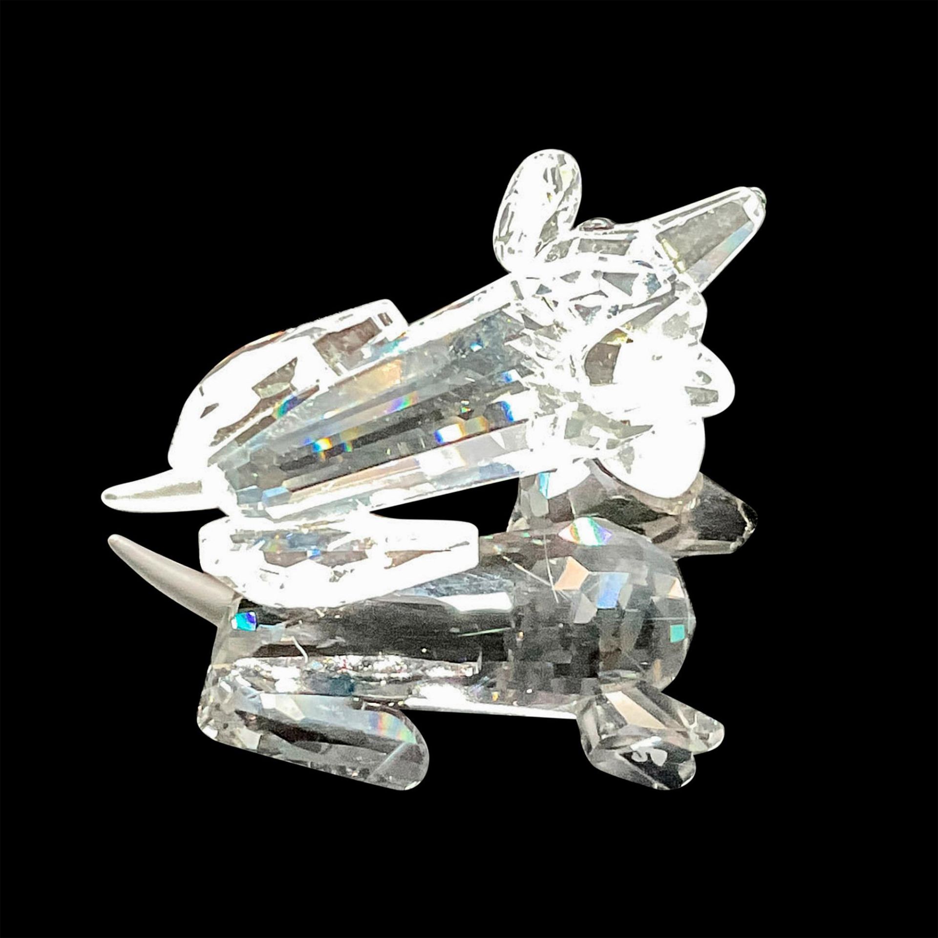 Swarovski Silver Crystal Figurine, Dachshund - Image 3 of 4