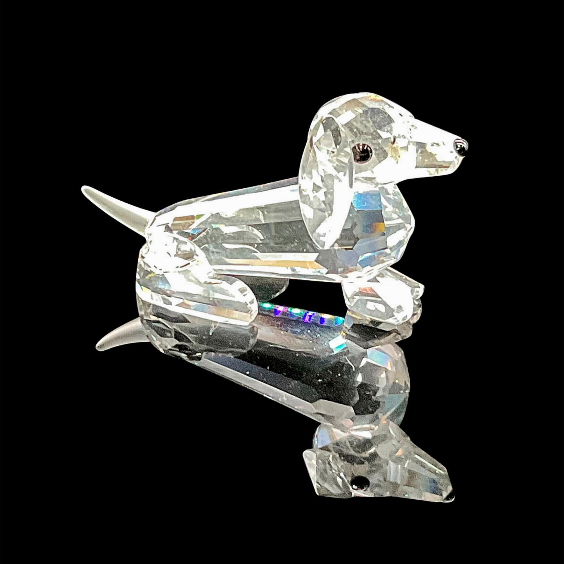 Swarovski Silver Crystal Figurine, Dachshund - Image 2 of 4