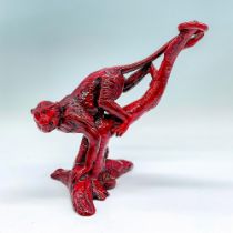 Royal Doulton Flambe Figurine, Suzhou Monkey BA40