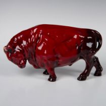 Royal Doulton Flambe Figurine, Bull