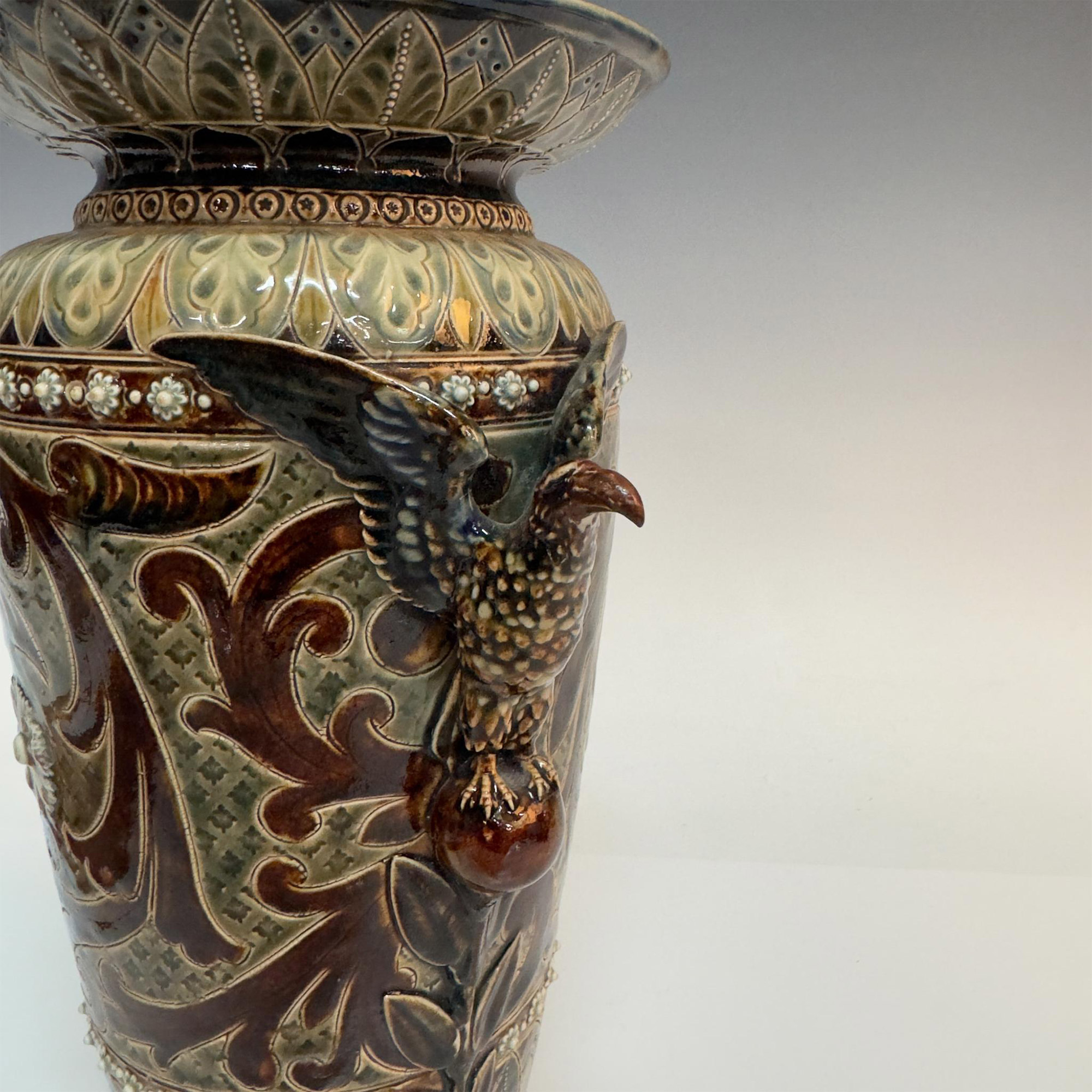 Doulton Lambeth Frank Butler Stoneware Vase - Image 3 of 6