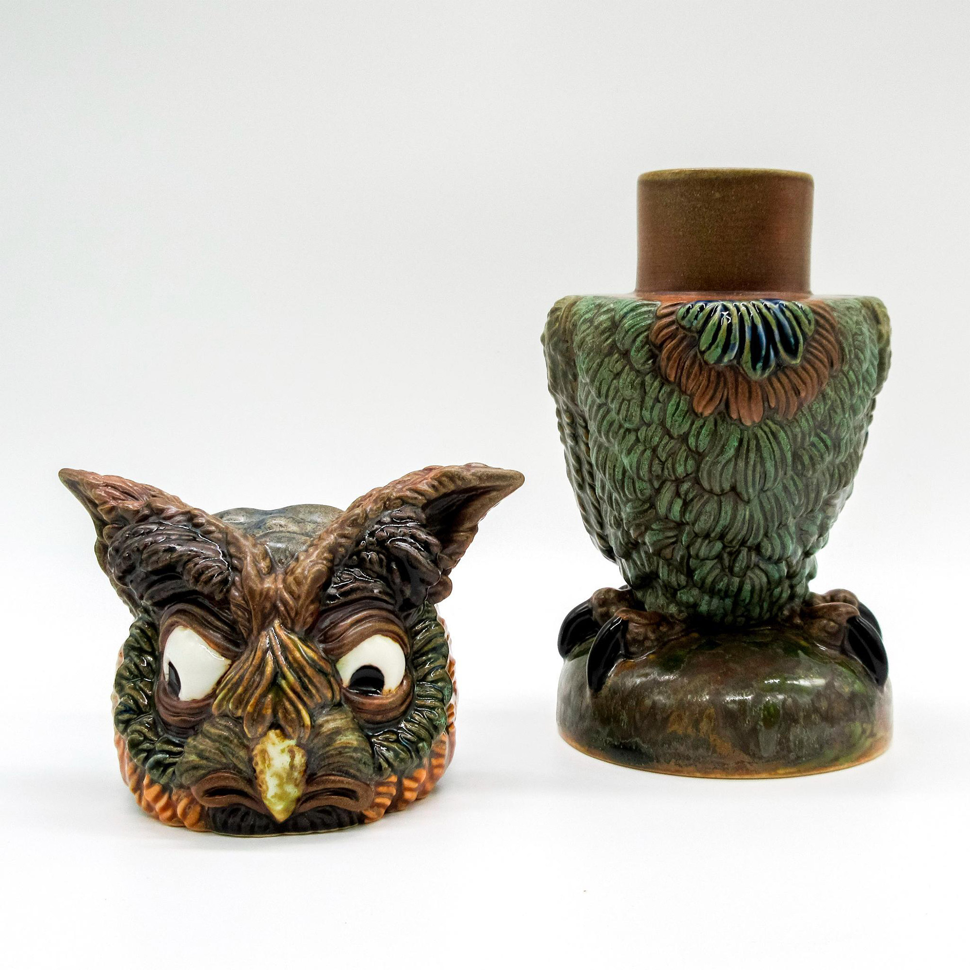 Andrew Hull Pottery Stoneware Figure, Ollie the Owl - Image 5 of 6