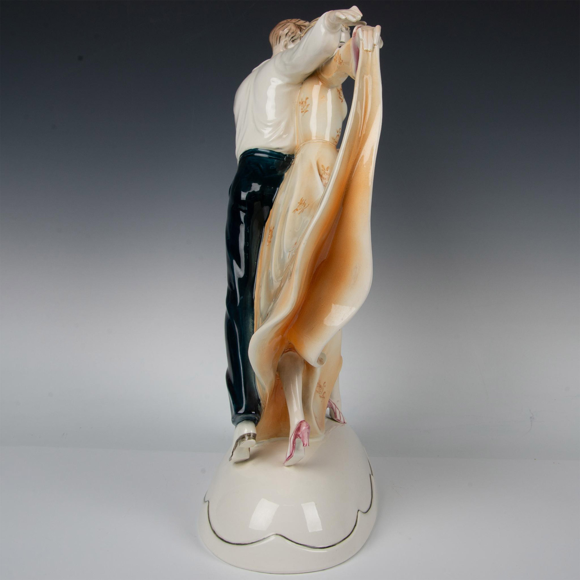 Katzhutte Large Porcelain Art Deco Dancers Figurine - Image 4 of 9